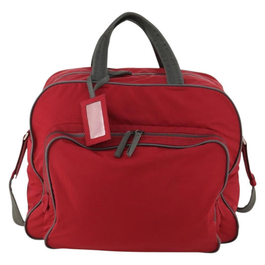 Prada Sport Line Boston Bag Nylon, Red, Nylon, Travel Bag