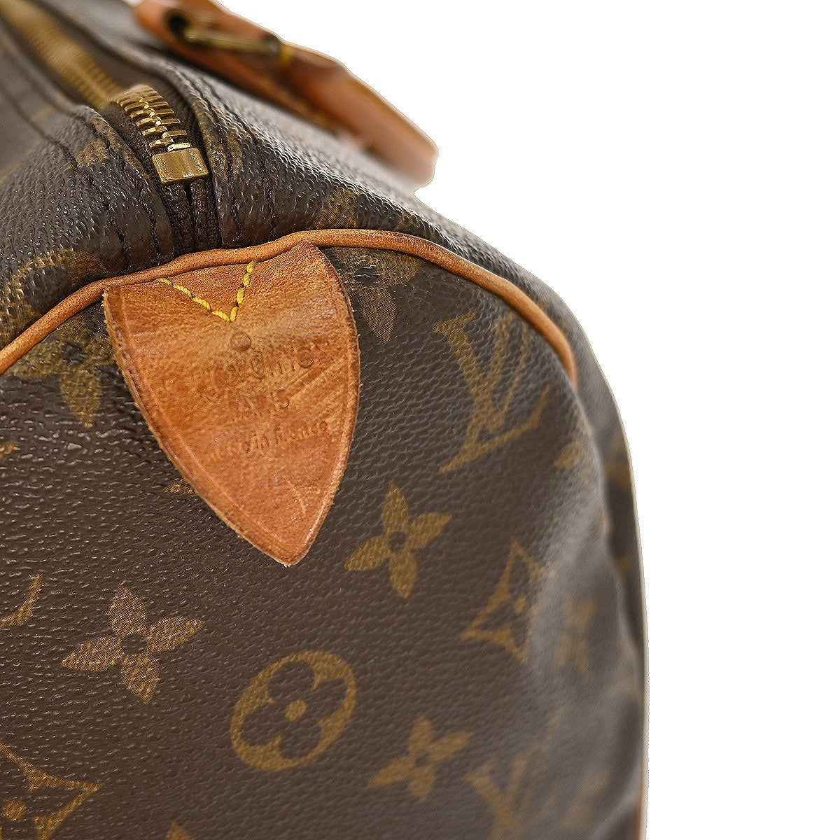 Louis Vuitton Speedy Handbag Monogram Canvas, BROWN, CANVAS, Handbag