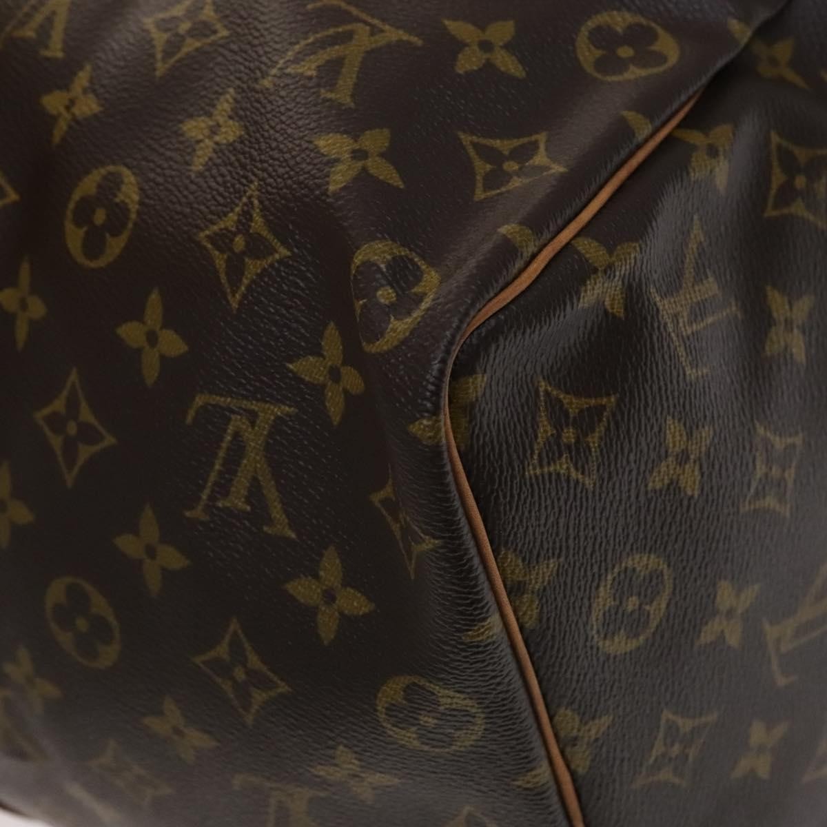 Louis Vuitton Keepall Bag Monogram Canvas, BROWN, CANVAS, Travel bag
