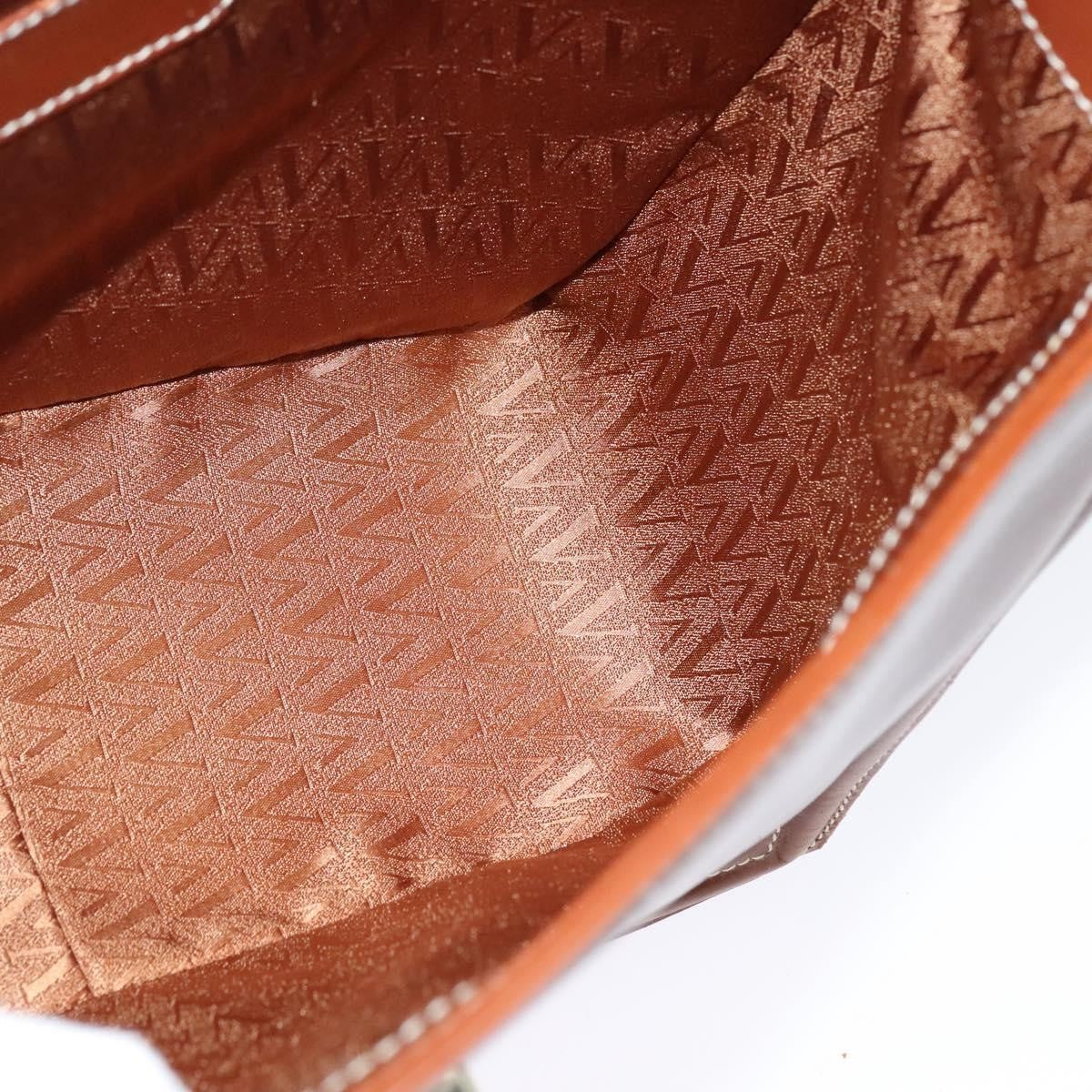 Valentino Garavani Vintage Handbag Leather, BROWN, LEATHER, Handbag