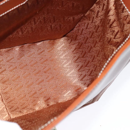 Valentino Garavani Vintage Handbag Leather, BROWN, LEATHER, Handbag