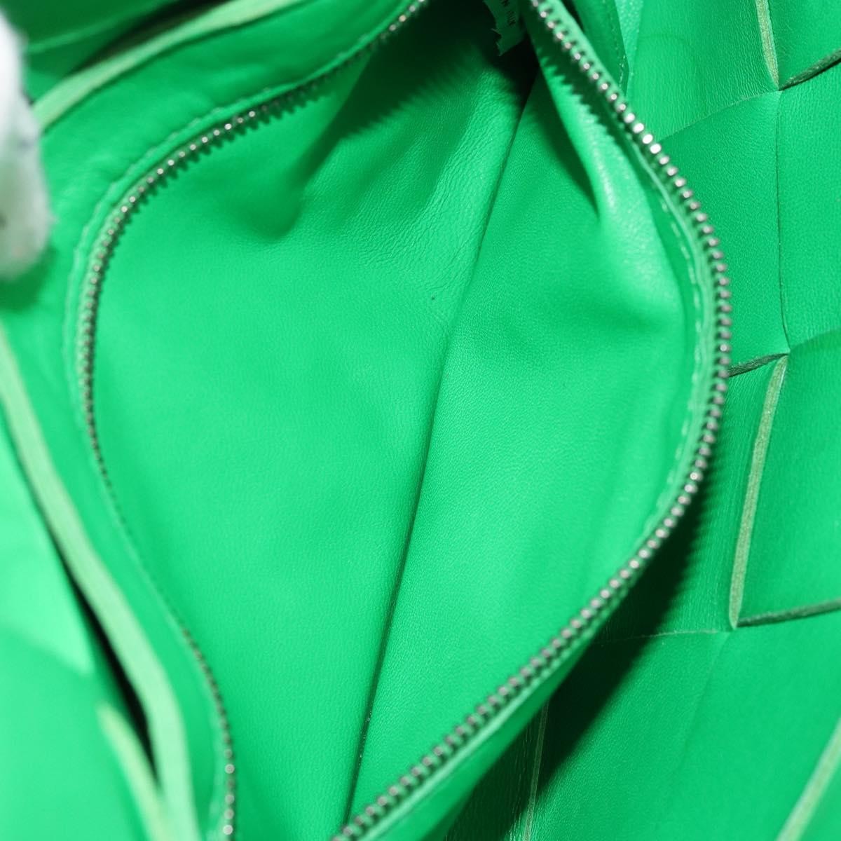 Bottega Veneta Cassette Crossbody Bag Maxi Intrecciato Leather, GREEN, LEATHER, Crossbody bag