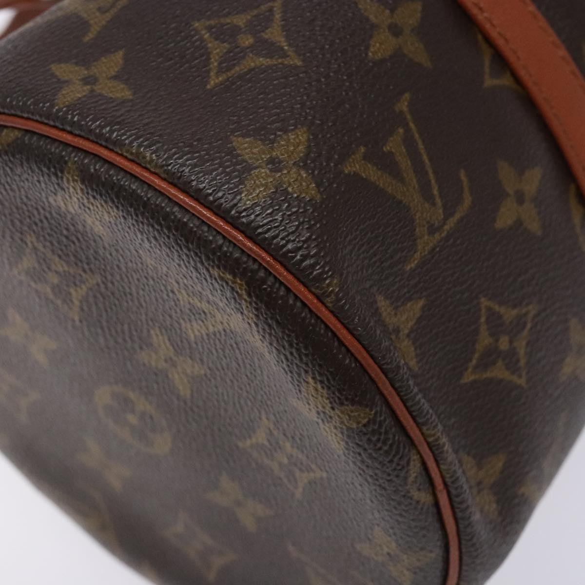 Louis Vuitton Papillon Handbag Monogram Canvas, BROWN, CANVAS, Handbag