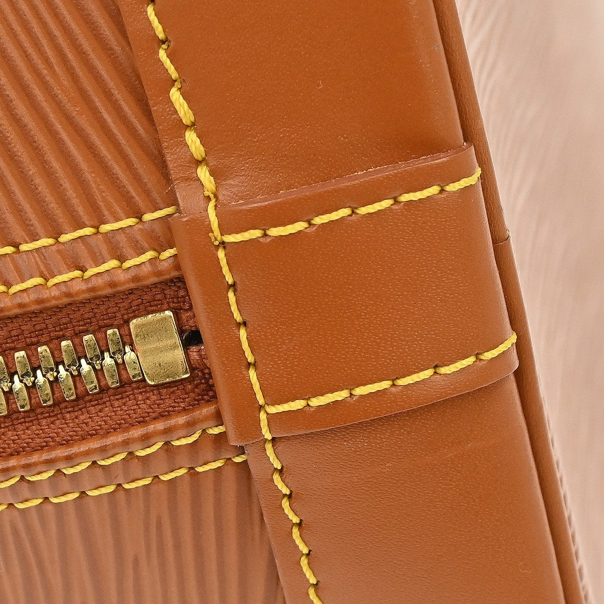 Louis Vuitton Vintage Alma Handbag Epi Leather, Brown, Leather, Handbag