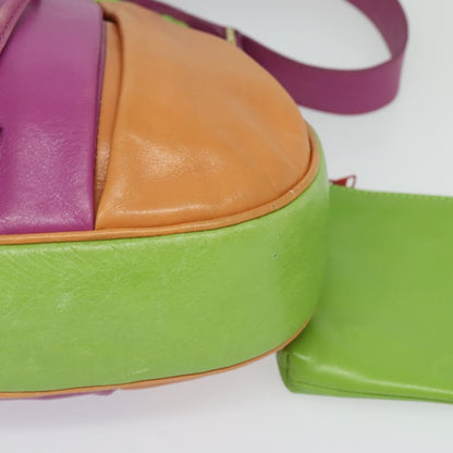 Celine Shoulder Bag Leather, MULTICOLOUR, LEATHER, Shoulder bag