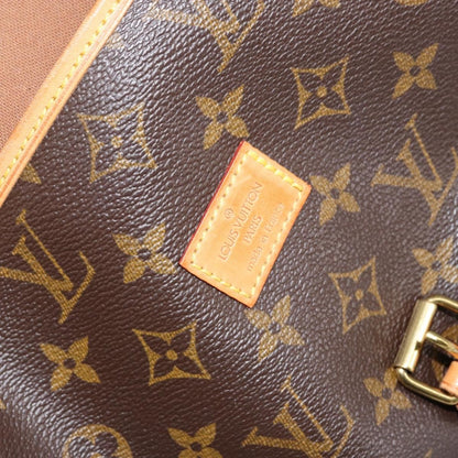 Louis Vuitton Saumur Handbag Monogram Canvas, BROWN, CANVAS, Shoulder bag