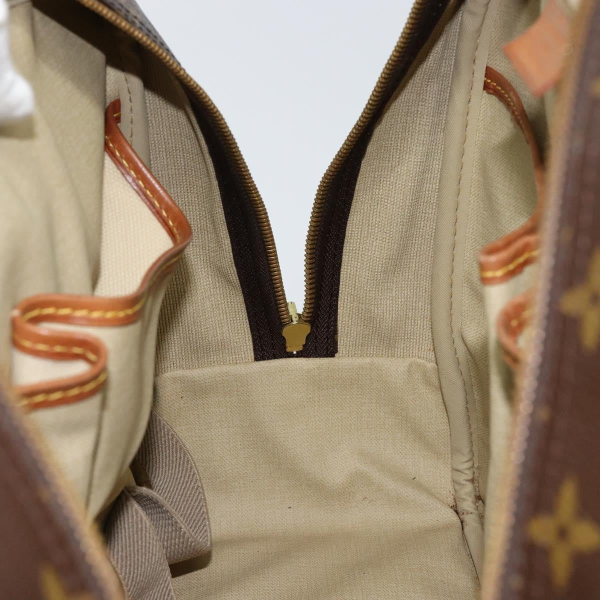 Louis Vuitton Deauville Handbag Monogram Canvas, BROWN, CANVAS, Handbag