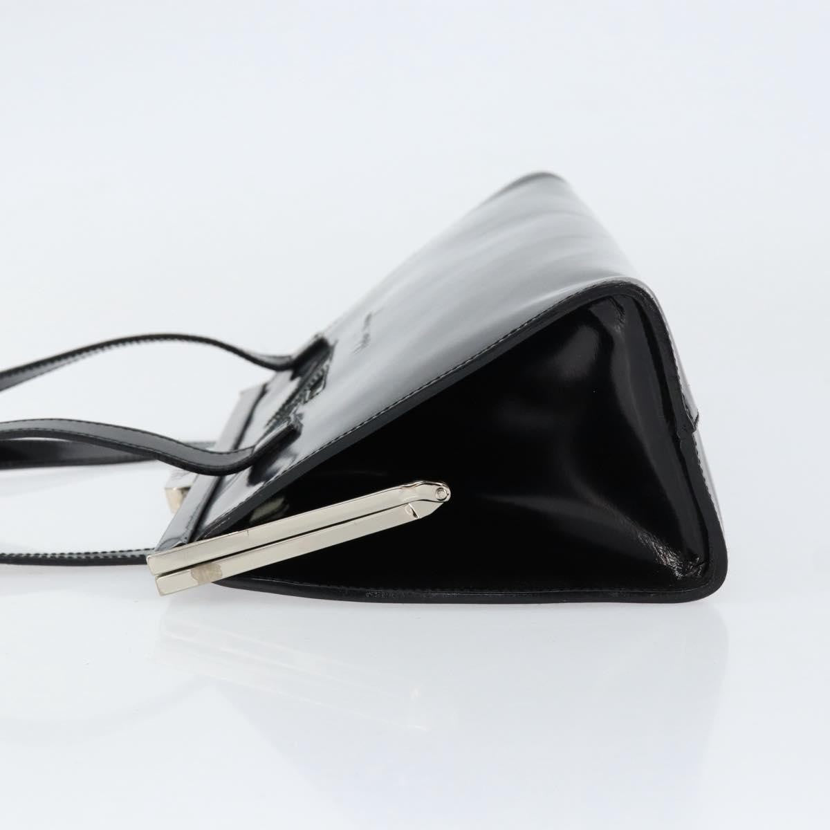 Salvatore Ferragamo Vintage Tote bag Patent Leather, BLACK, PATENT_LEATHER, Tote bag