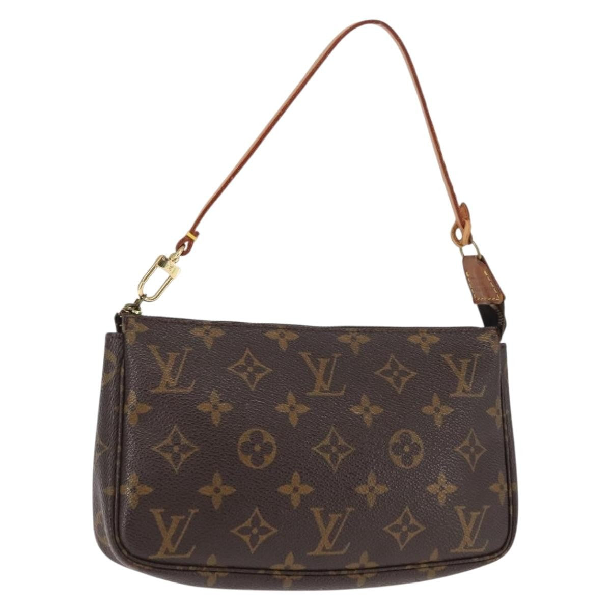 Louis Vuitton Pochette Accessoires NM Monogram Canvas, BROWN, CANVAS, Clutche & pouche