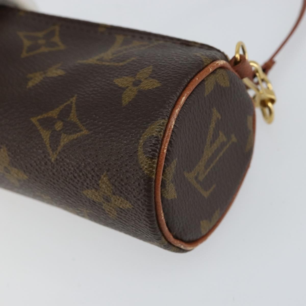 Louis Vuitton Papillon Pochette Monogram Canvas, BROWN, CANVAS, Clutche & pouche