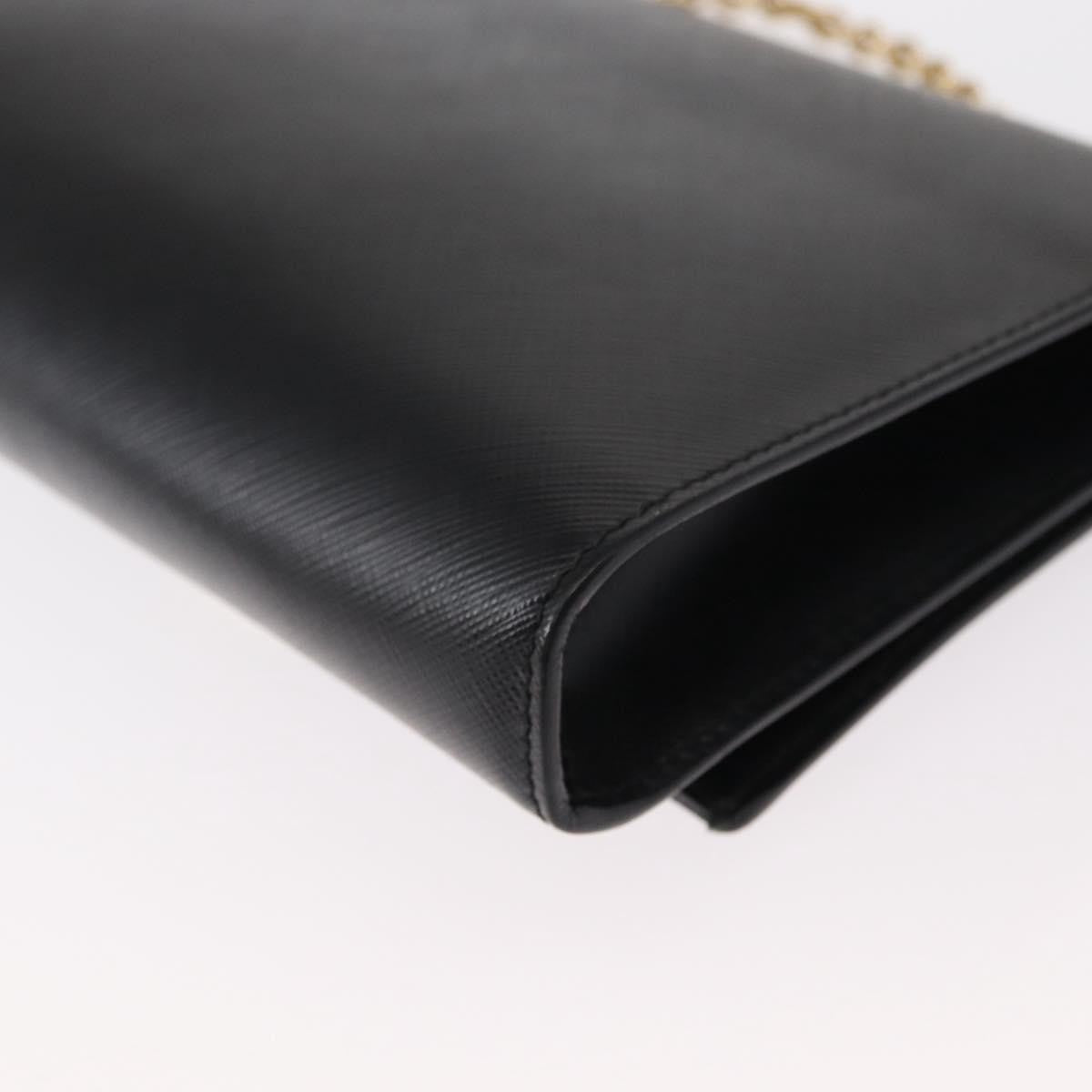 Salvatore Ferragamo Vala Chain Shoulder bag Leather, BLACK, LEATHER, Shoulder bag