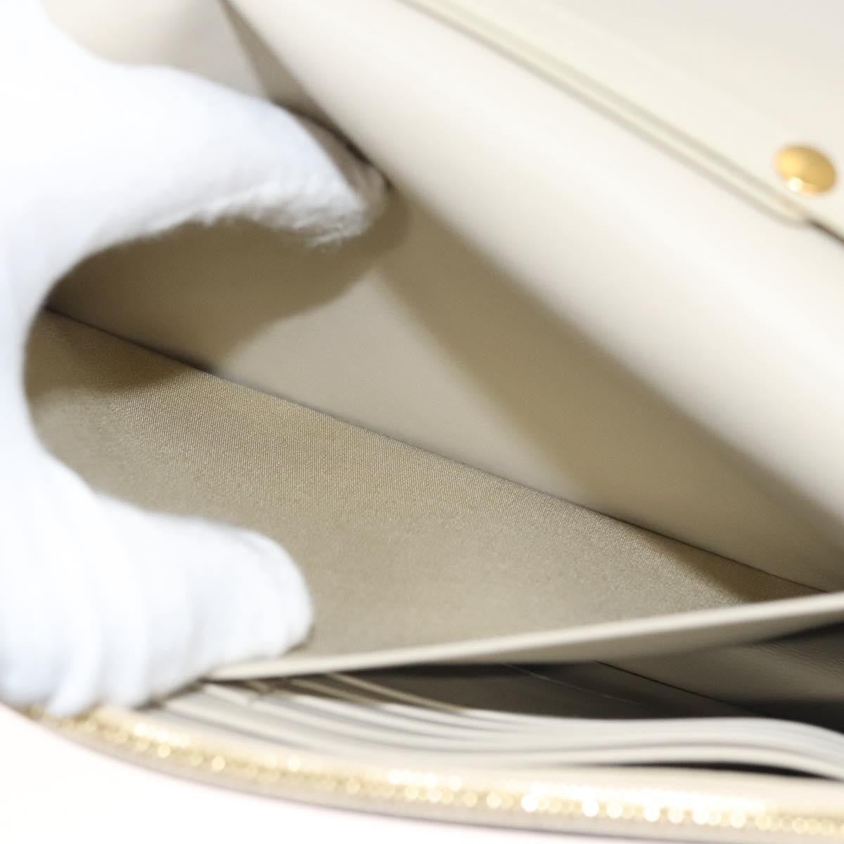 Celine Chain Shoulder Bag Leather, GRAY, LEATHER, Shoulder bag