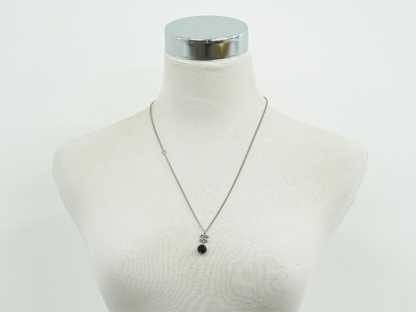 Chanel CC Necklace Metal, SILVER, METAL, Necklace