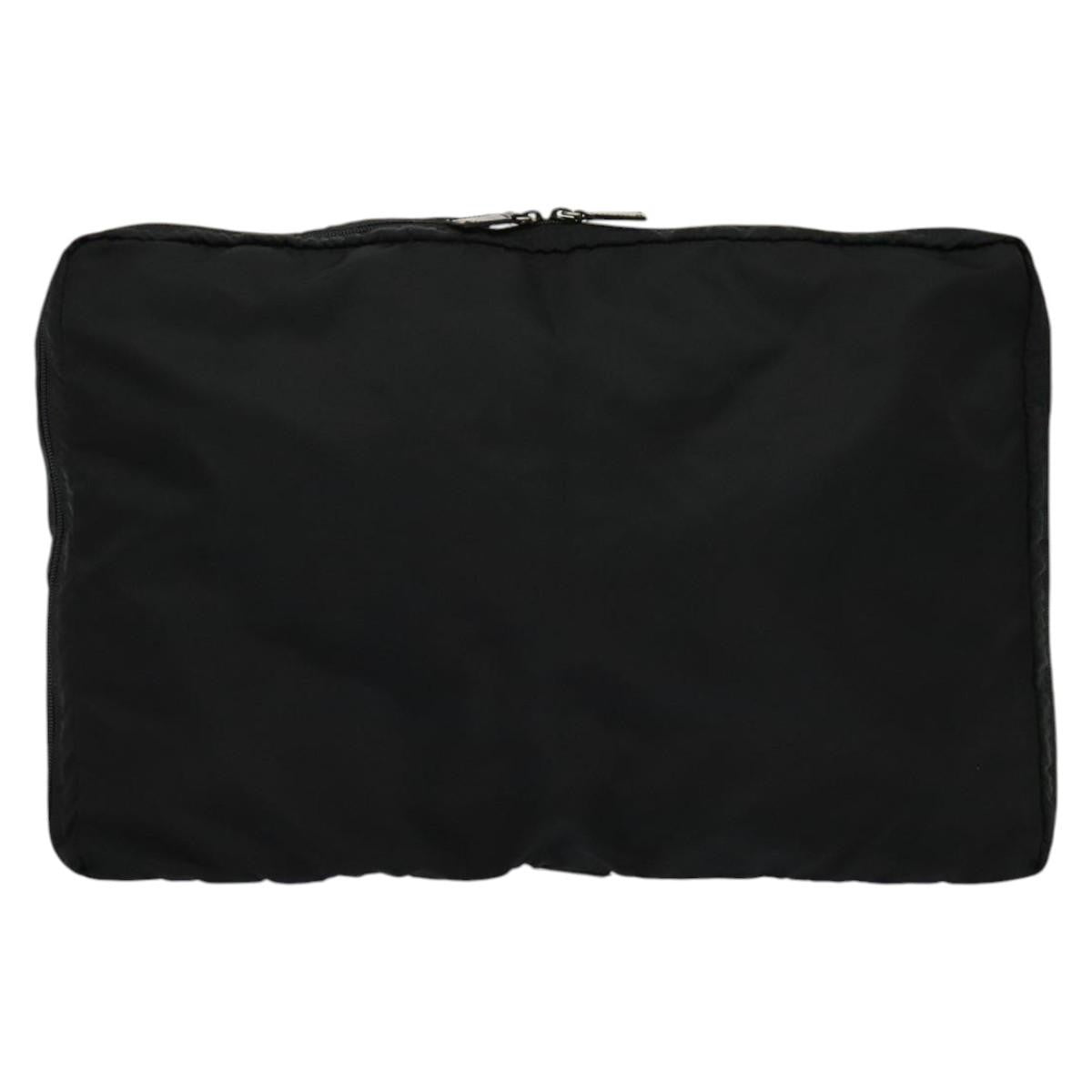 Prada Travel Duffle Bag Nylon, BLACK, NYLON, Travel bag