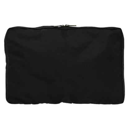 Prada Travel Duffle Bag Nylon, BLACK, NYLON, Travel bag