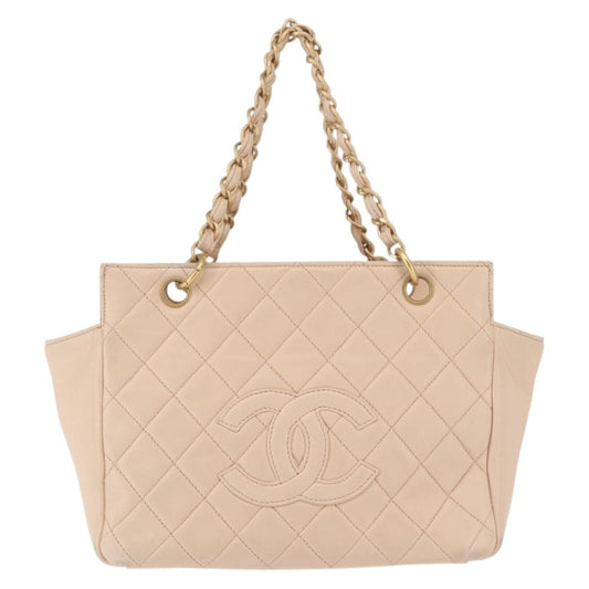 Chanel Petite Timeless Tote Quilted Calfskin, BEIGE, LEATHER, Tote bag