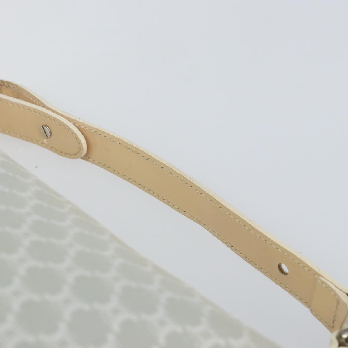 Celine Macadam Handbag Macadam with leather, SILVER, CANVAS, Handbag