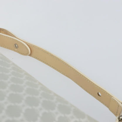 Celine Macadam Handbag Macadam with leather, SILVER, CANVAS, Handbag