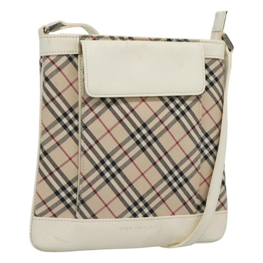 Burberry Zip Crossbody Bag Canvas, BEIGE, CANVAS, Shoulder bag