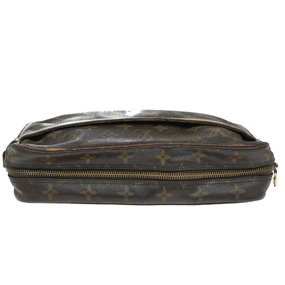 Louis Vuitton Compiegne Canvas, BROWN, LEATHER, Clutche & pouche