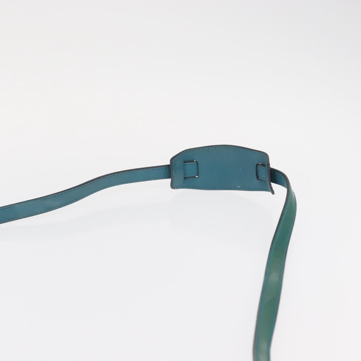 Gucci Vintage Flap Shoulder Bag Patent Leather, TURQUOISE, PATENT_LEATHER, Shoulder bag