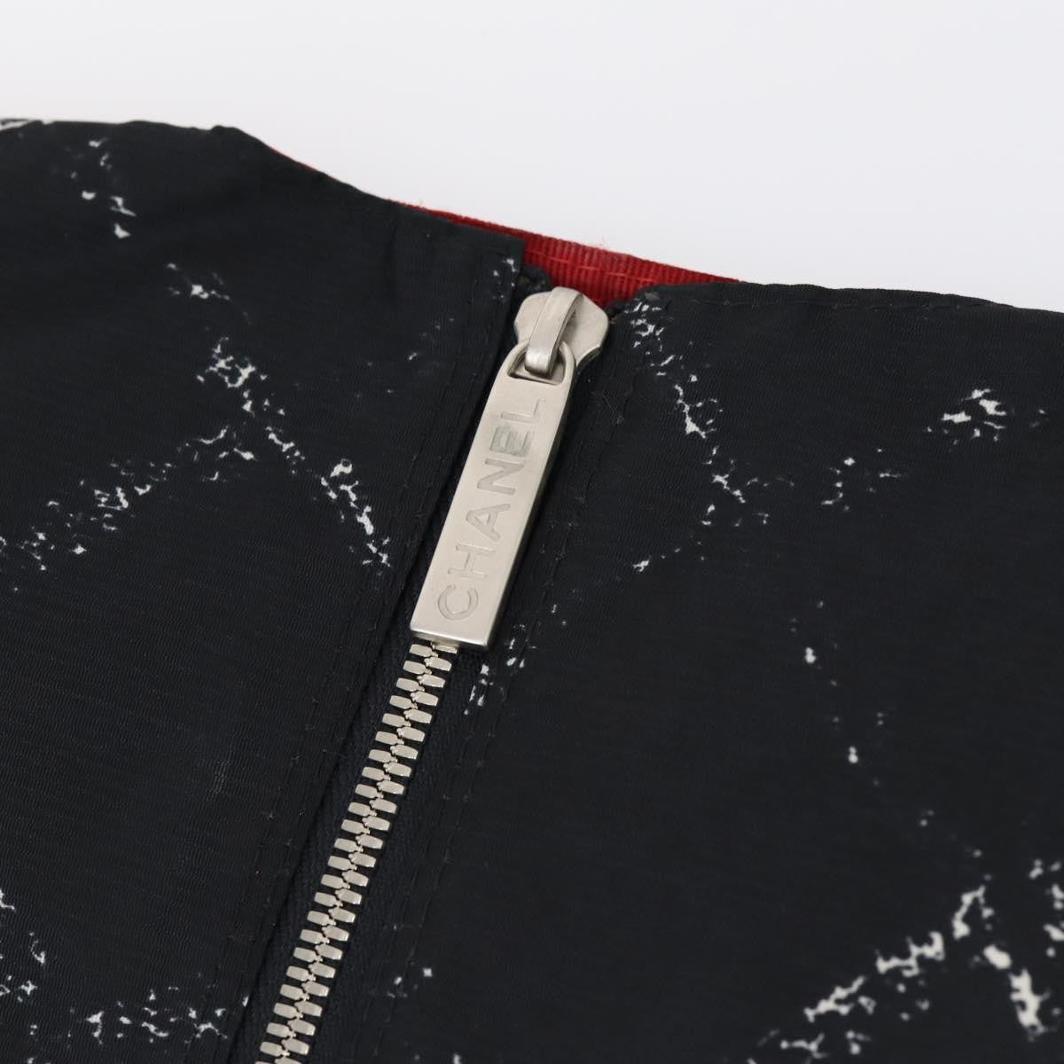 Chanel Travel Line Garment Bag Printed Nylon, BLACK, NYLON, Travel bag