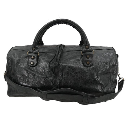 Balenciaga Twiggy Classic Studs Bag Leather, GREEN, LEATHER, Handbag