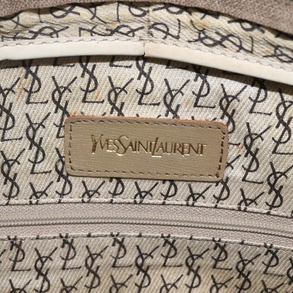 Saint Laurent Vintage Handbag PVC Leather, GRAY, PVC, Handbag