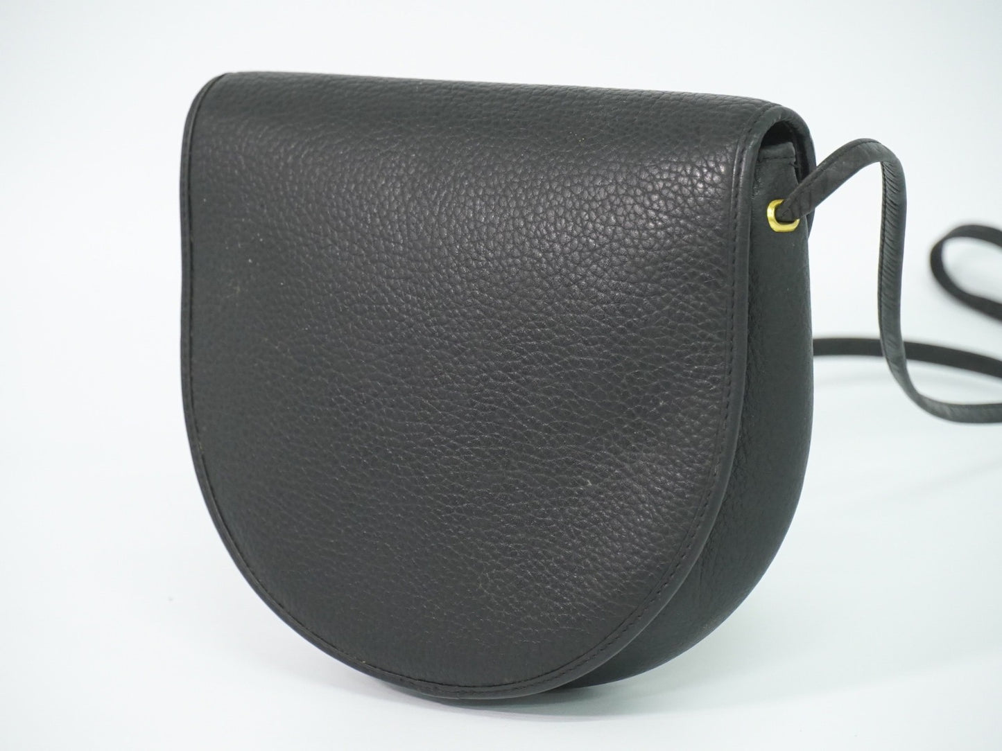 Christian Dior Vintage Shoulder Bag Leather, Black, Leather, Shoulder Bag