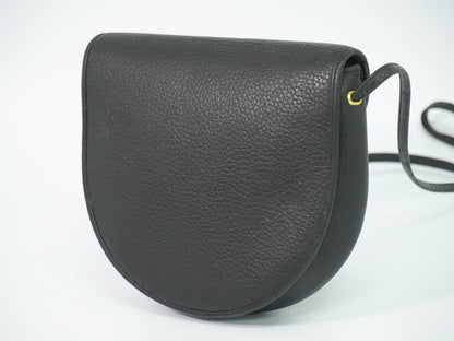 Christian Dior Vintage Shoulder Bag Leather, Black, Leather, Shoulder Bag