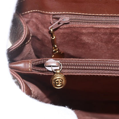 Gucci Vintage tote Leather, BROWN, LEATHER, Tote bag