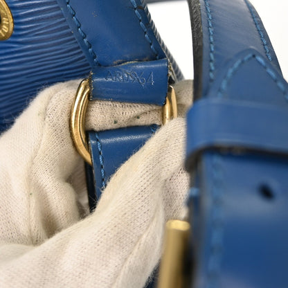 Louis Vuitton Petit Noe NM Handbag Epi Leather, BLUE, LEATHER, Shoulder bag