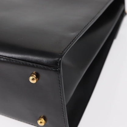 Gucci Vintage Lady Lock Top Handle Bag Leather, GOLD, LEATHER, Handbag