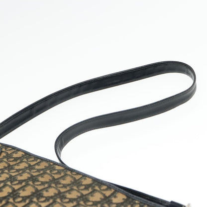 Christian Dior Vintage Trotter Shoulder Bag Canvas, NAVY, CANVAS, Shoulder bag