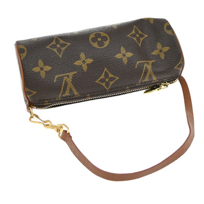 Louis Vuitton Papillon Pochette Monogram Canvas, BROWN, CANVAS, Clutche & pouche
