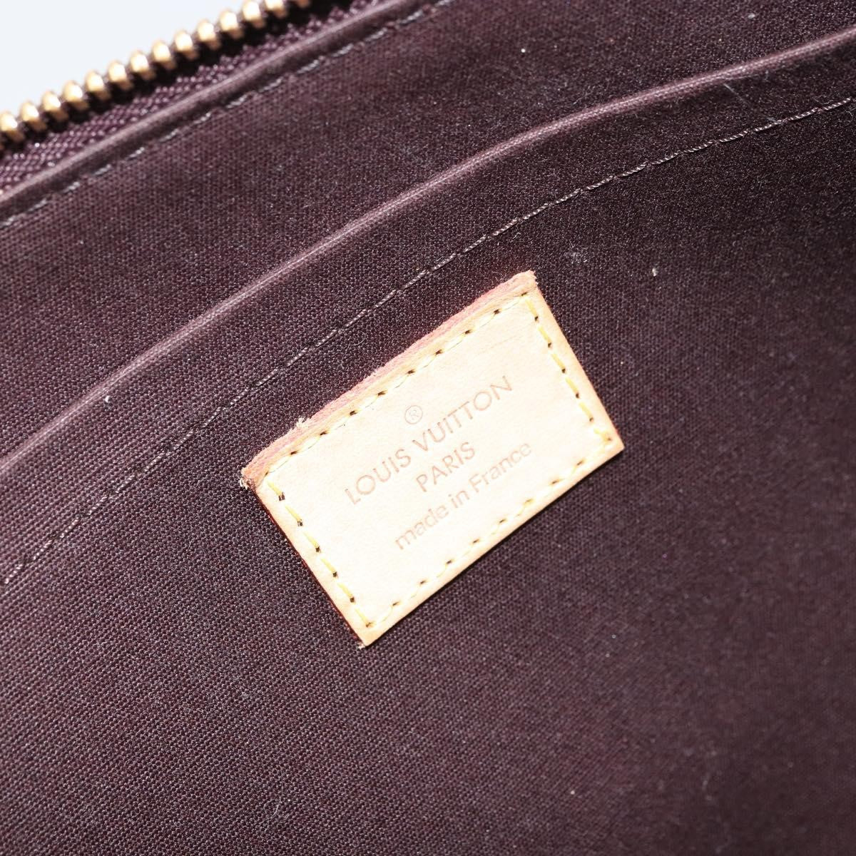 Louis Vuitton Rosewood Avenue Handbag Monogram Vernis, PURPLE, PATENT_LEATHER, Shoulder bag