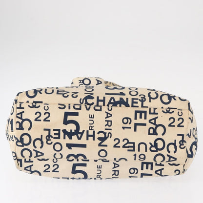 Chanel 31 Rue Cambon Beach Zip Tote Printed Canvas, NAVY, CANVAS, Tote bag