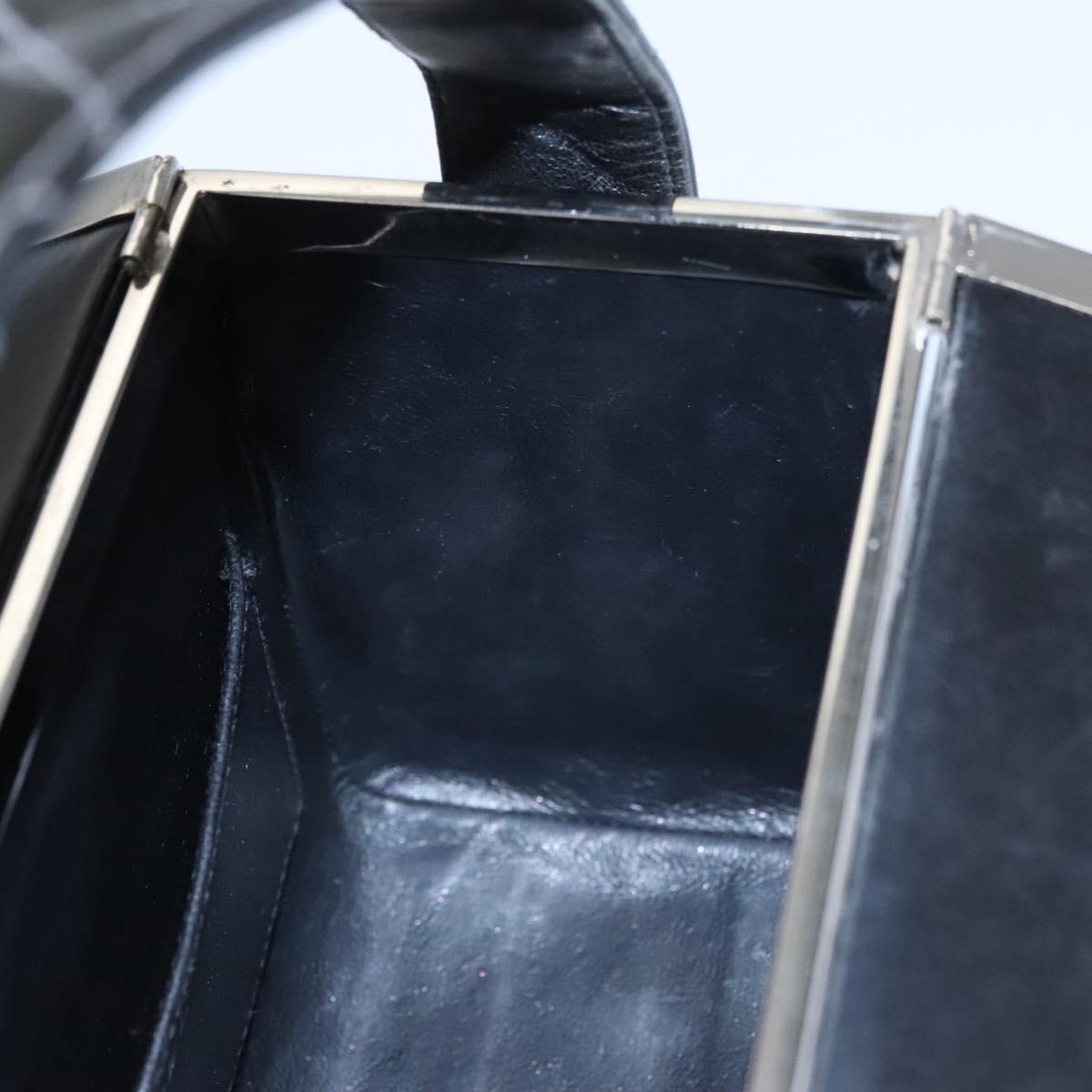 Chanel Vintage Vanity Case Patent, BLACK, PATENT_LEATHER, Toiletry Case