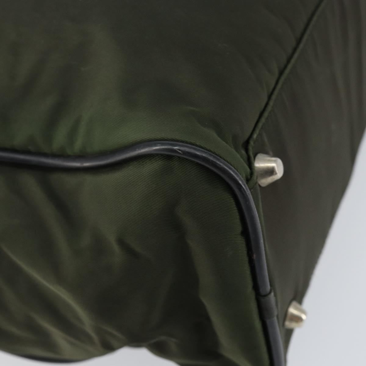 Prada Vintage Handbag Tessuto, KHAKI, NYLON, Handbag