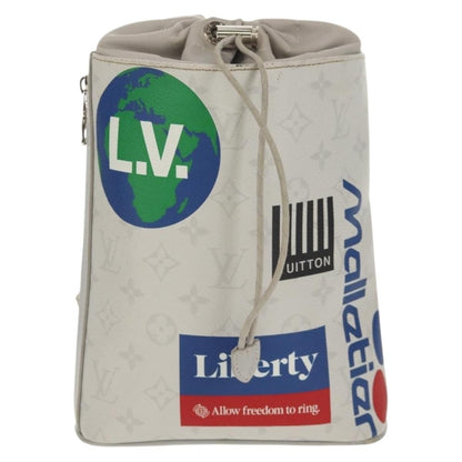 Louis Vuitton Chalk Sling Bag Limited Edition Logo Story Monogram Canvas, WHITE, CANVAS, Shoulder bag
