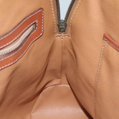 Celine Macadam Handbag Macadam with leather, BROWN, PVC, Handbag