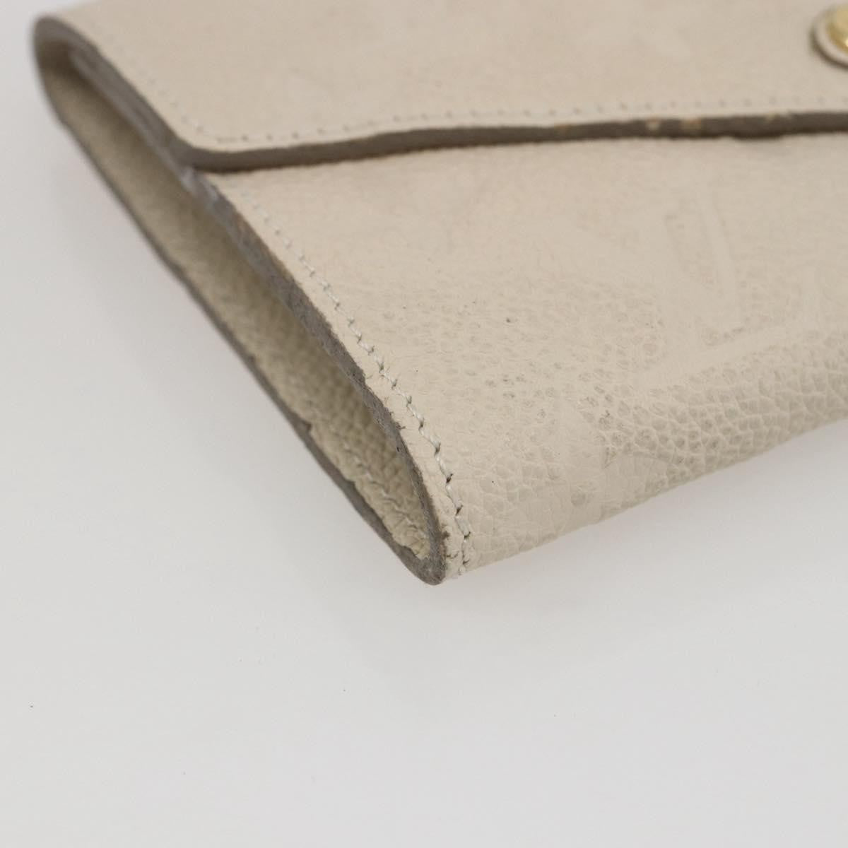 Louis Vuitton Zoe Wallet Monogram Empreinte Leather, BEIGE, LEATHER, Wallets