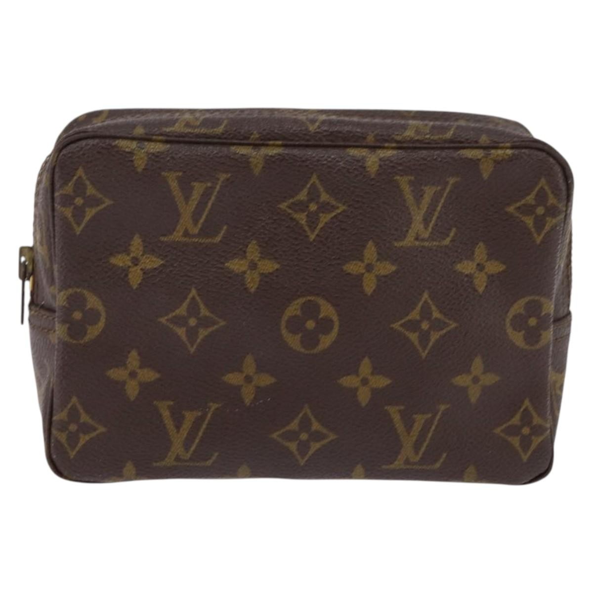 Louis Vuitton Trousse Toiletry Pouch Monogram Canvas, BROWN, CANVAS, Toiletry Case