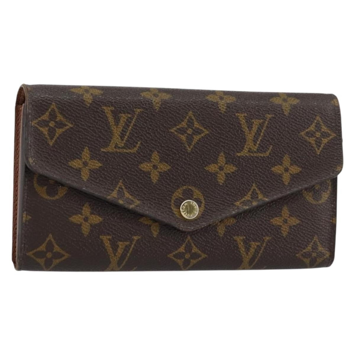 Louis Vuitton Sarah Wallet NM Monogram Canvas, BROWN, CANVAS, Wallets