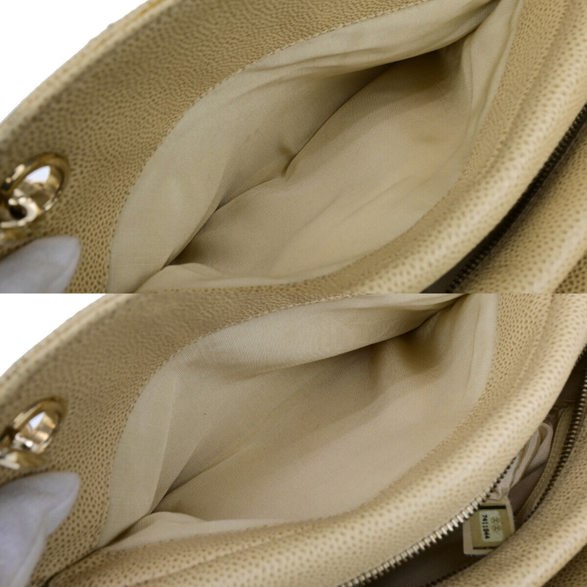 Chanel Petite Timeless Tote Stitched Calfskin, BEIGE, CALFSKIN, Shoulder bag