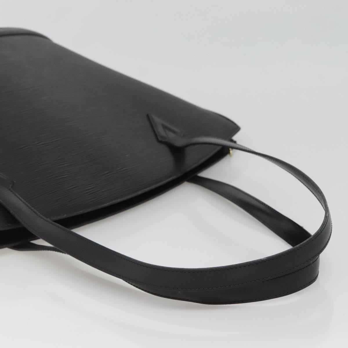 Louis Vuitton Saint Jacques Handbag Epi Leather, BLACK, LEATHER, Shoulder bag