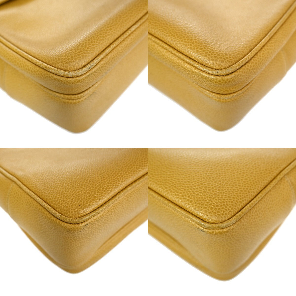 Chanel Vintage CC Front Pocket shoulder Bag Calfskin Leather, BEIGE, CALFSKIN, Shoulder bag