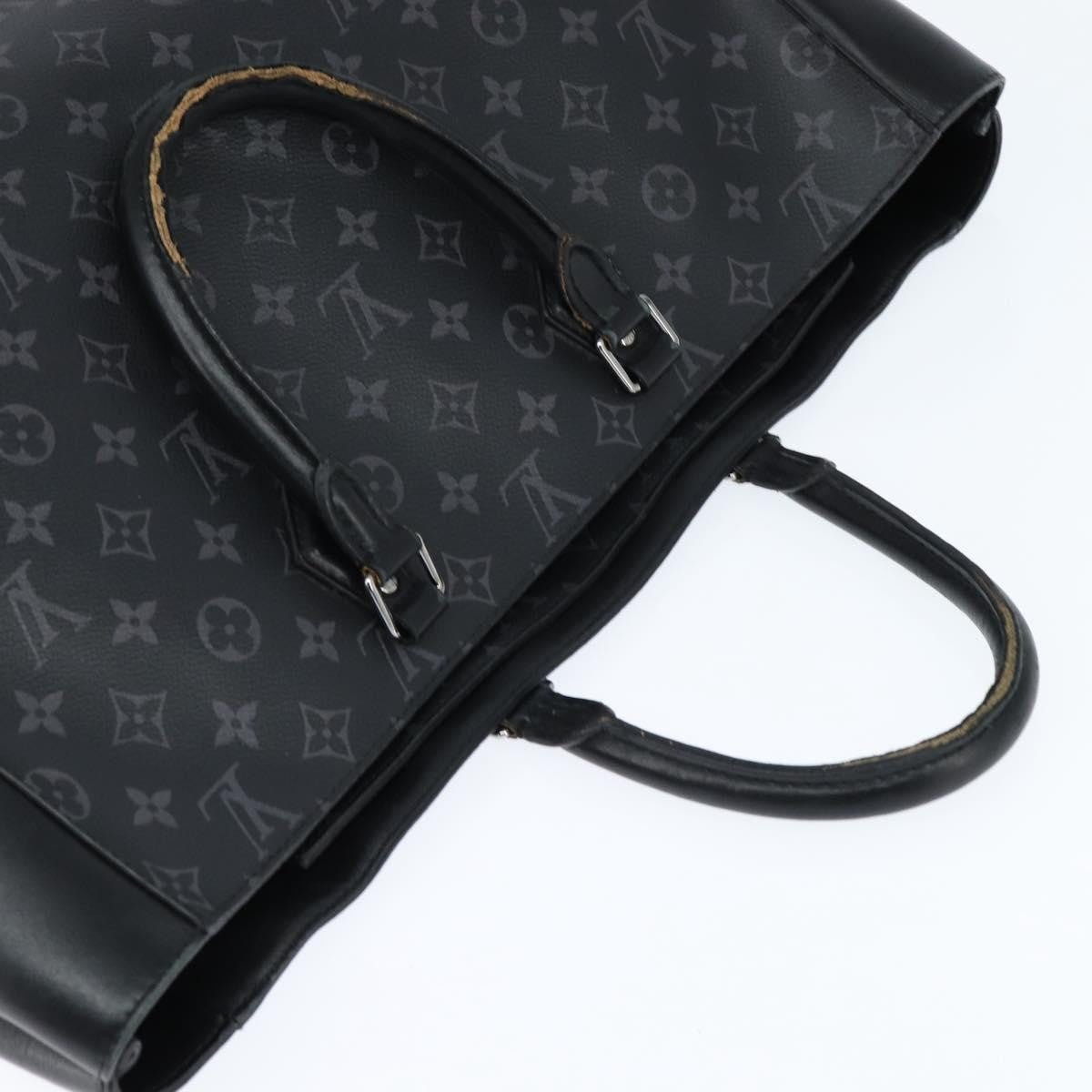 Louis Vuitton Grand Sac Bag Monogram Eclipse Canvas, BLACK, CANVAS, Tote bag