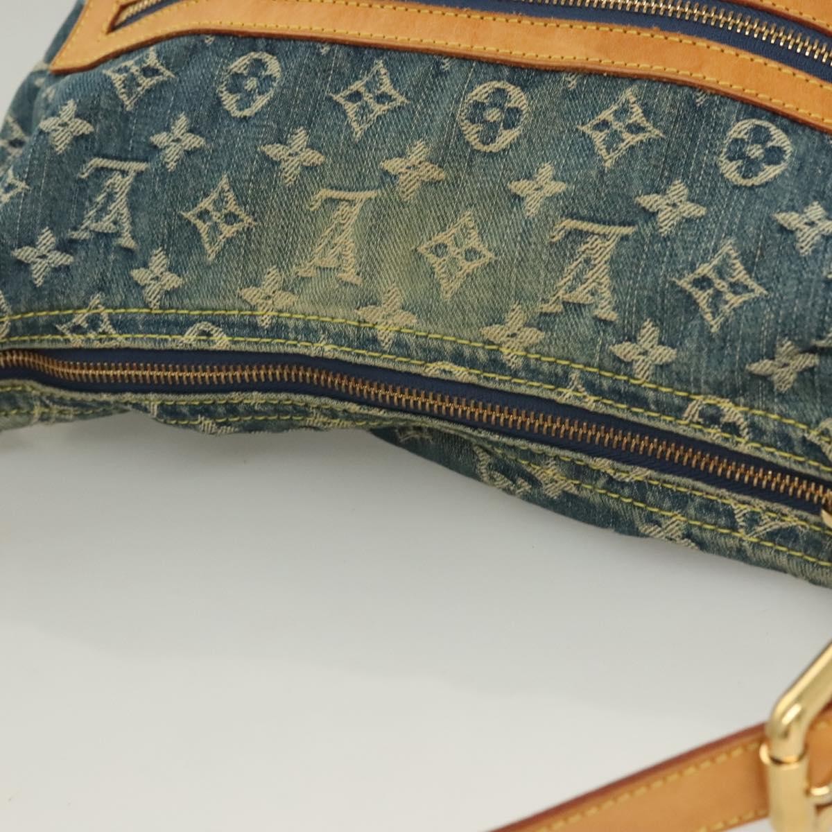 Louis Vuitton Baggy Handbag Denim, BLUE, DENIM_JEANS, Shoulder bag