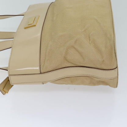 Celine Shoulder Bag Canvas, BEIGE, CANVAS, Shoulder bag
